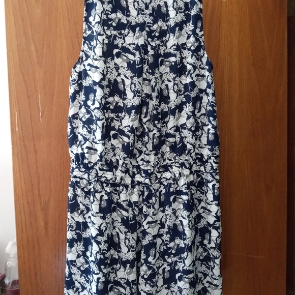 Navy and White Sleeveless Dress - NEW w/tag - Picture 2 of 3